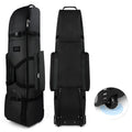 Golf Travel Bag Heavy Duty 900D Polyester Oxford Wear-Resistant Excellent Zipper With Wheel Soft Sided Foldable Golf Travel Case